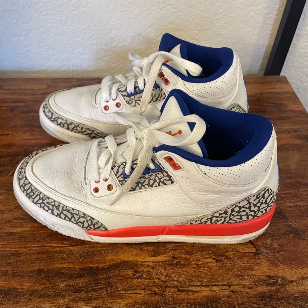 Jordan 3 Retro Knicks 219 - Size 6.5 Youth - Picture 2 of 9